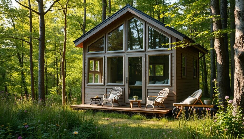 Tiny home minimalist lifestyle