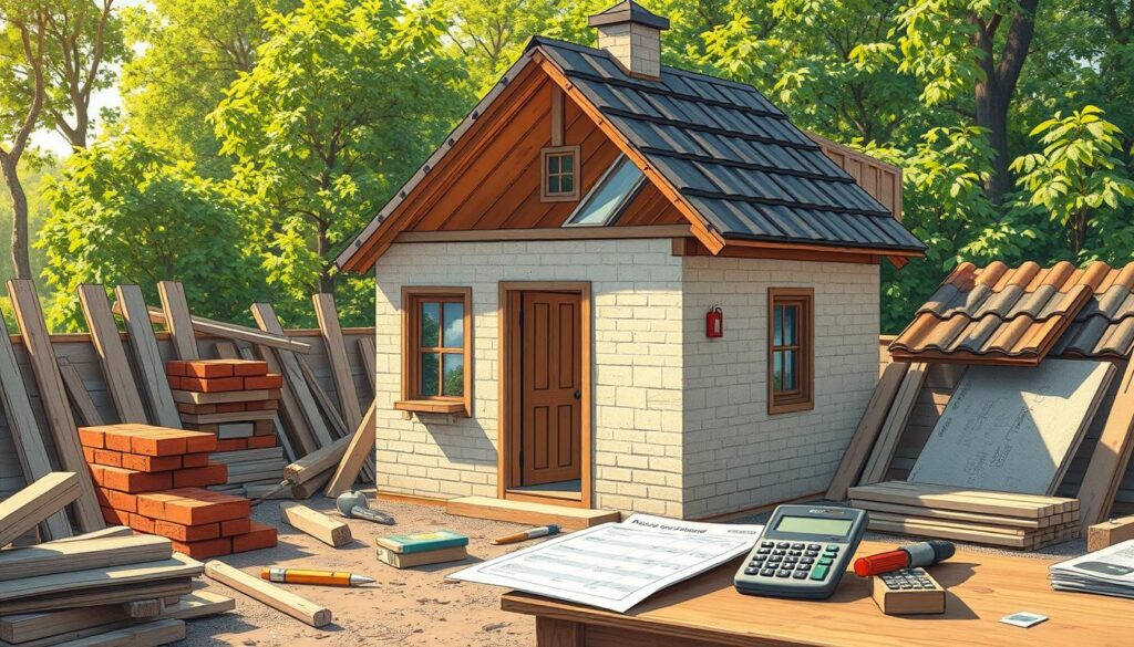 costs of building a small house