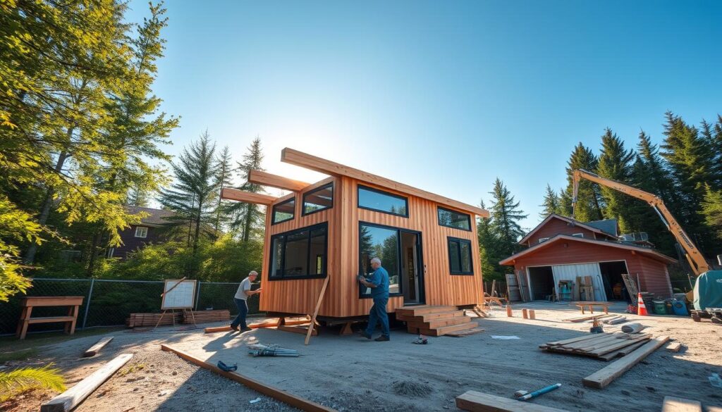 tiny home construction process canada